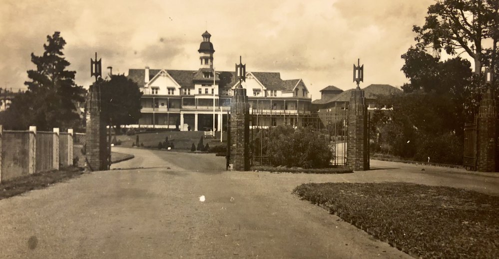 Entrance to the original Sydney Sanitarium hospital, Wahroonga