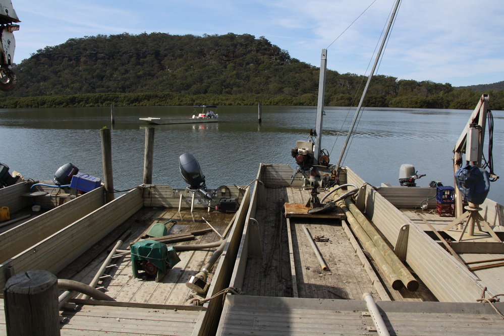 Oyster Barges on the Hawkesbury River