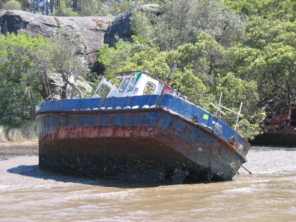Derelict Boat in the Sandbrook Inlet, Hawkesbury River