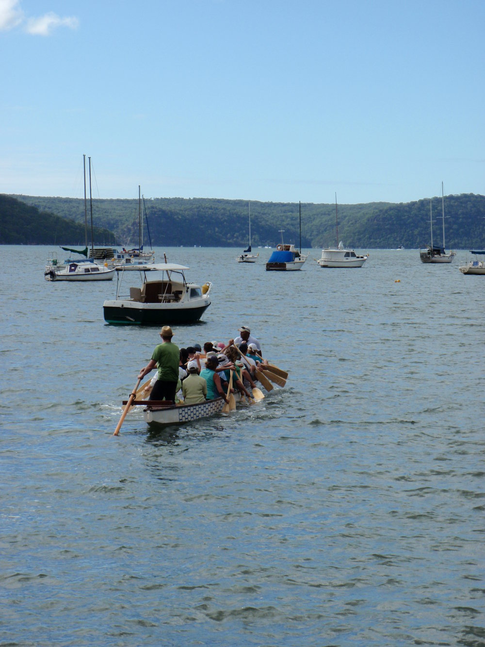 Dragon Boat Training, Hawkesbury River