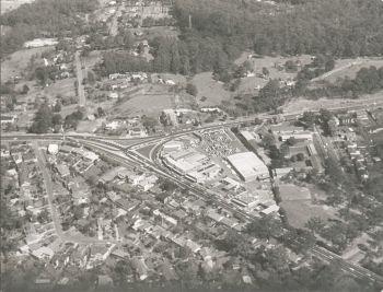 Aerial photograph of Thompsons Corner, West Pennant Hills