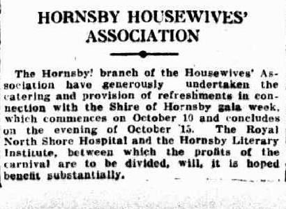Hornsby Gala Week