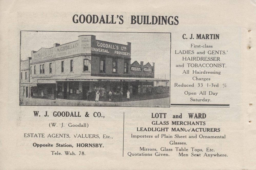 Goodall's Buildings, Hornsby