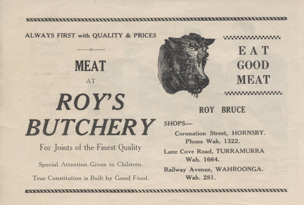 Roy's Butchery, Hornsby