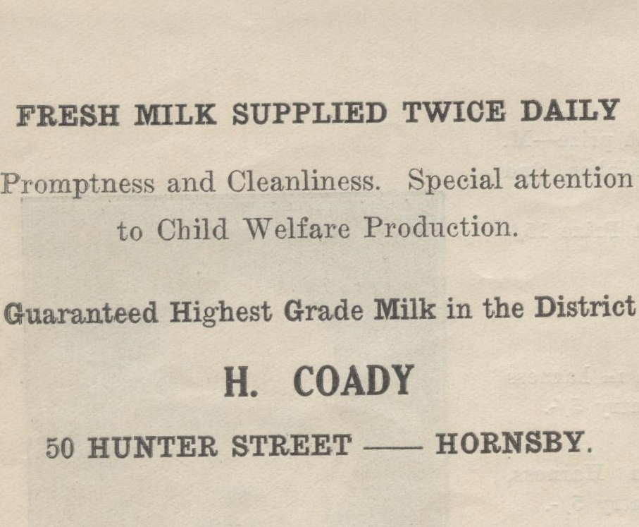 H. Coady, Hornsby