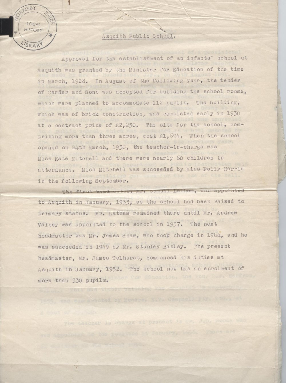 Asquith Public School