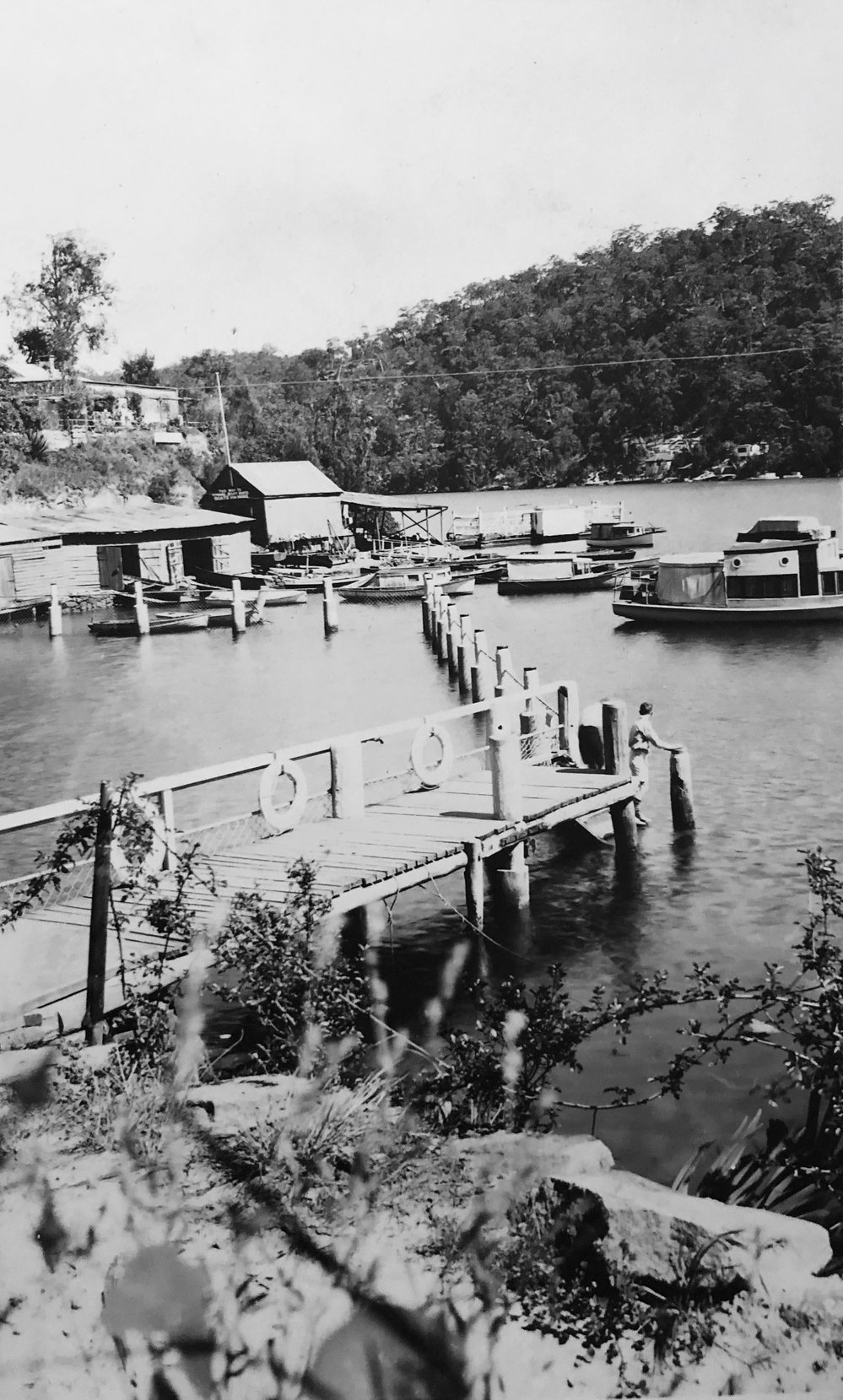 Berowra Waters boatsheds