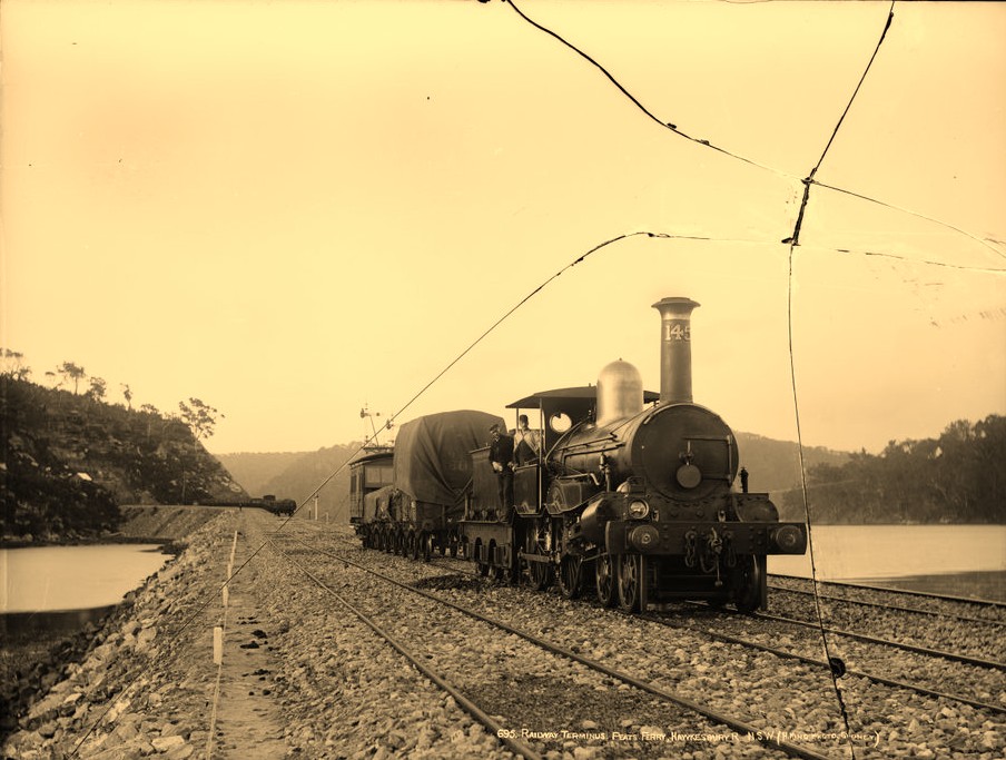 Railway Line at Brooklyn, Hawkesbury River