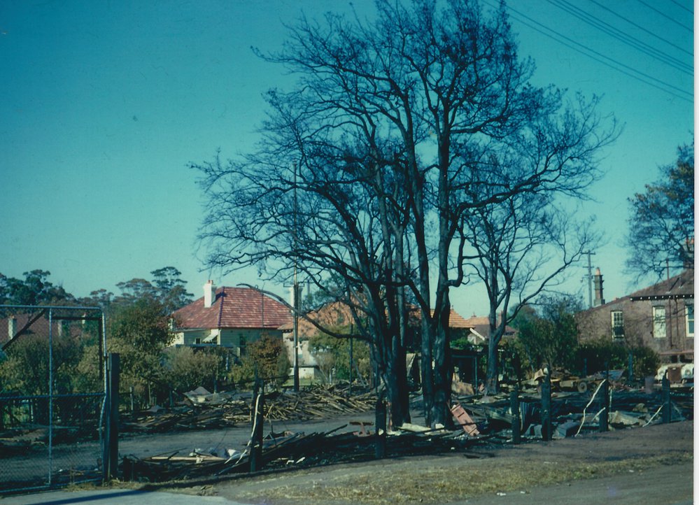 1957 bushfire in Hornsby