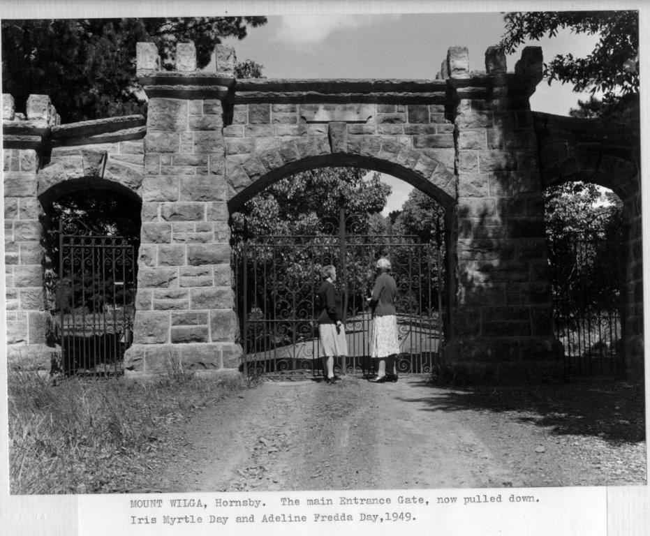 Entrance gates to Mt. Wilga
