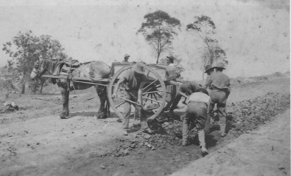 Nat Wall with horse and cart