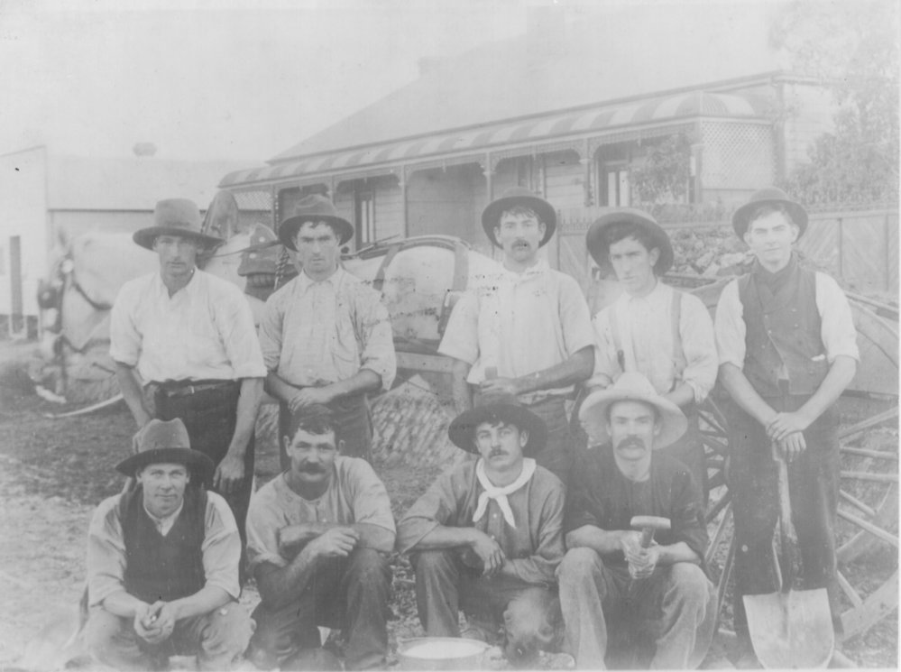Council Gang in Jersey Street, Hornsby