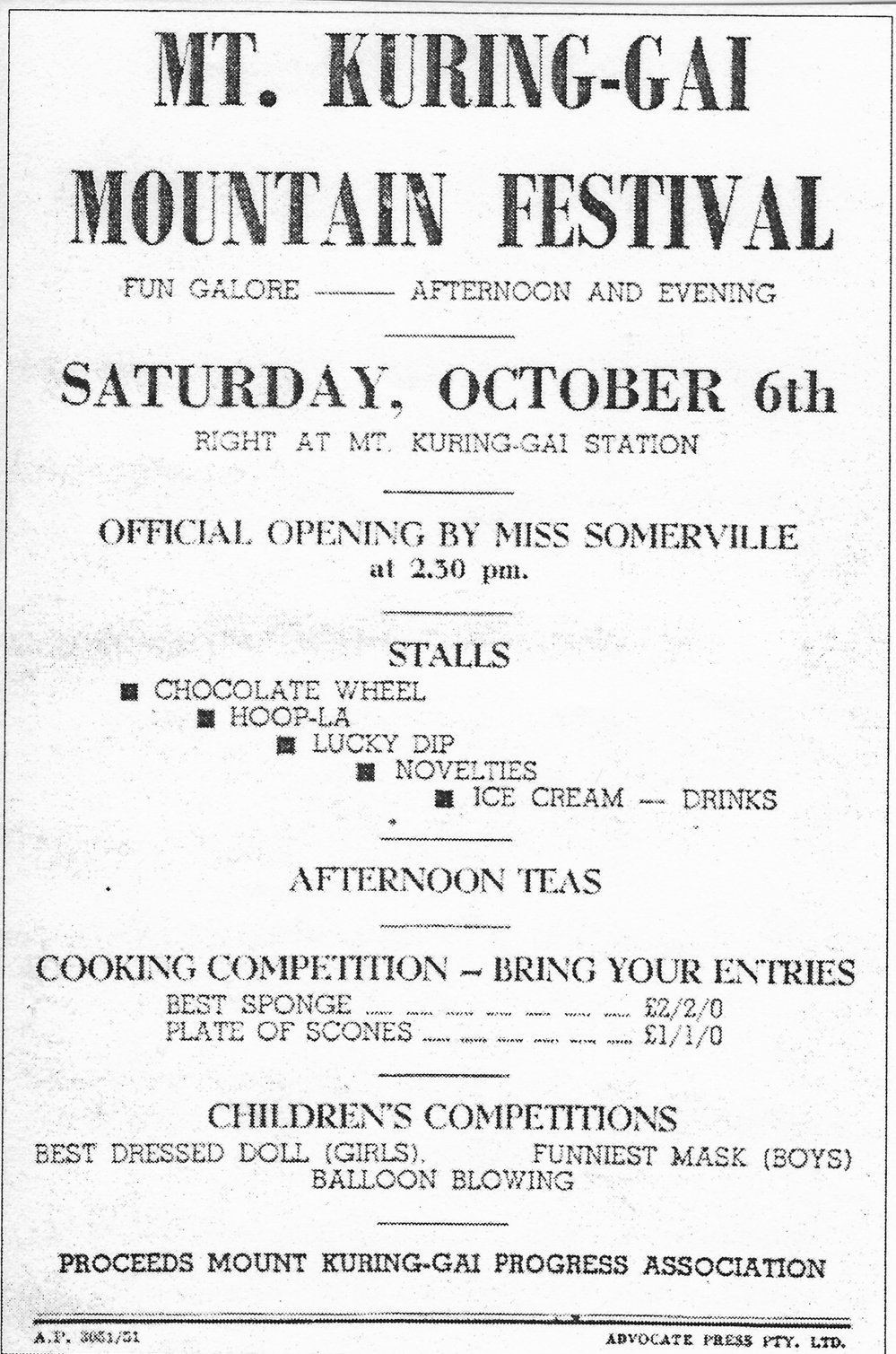Mt. Kuring-gai Mountain Festival