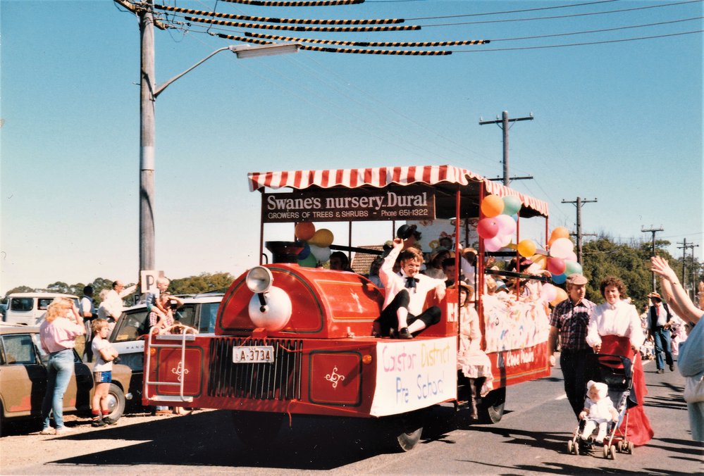 Galston Centenary - Swane's Nursery float 1986