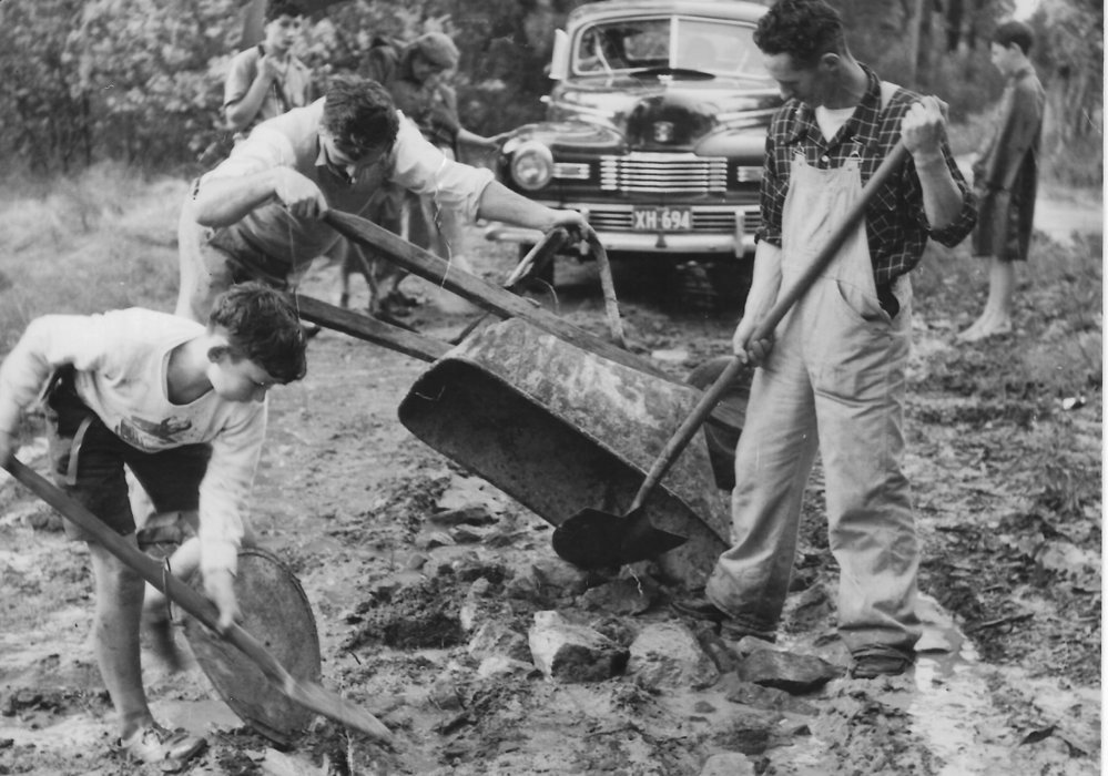 Road repair Glenview Road, Mt. Kuring-gai