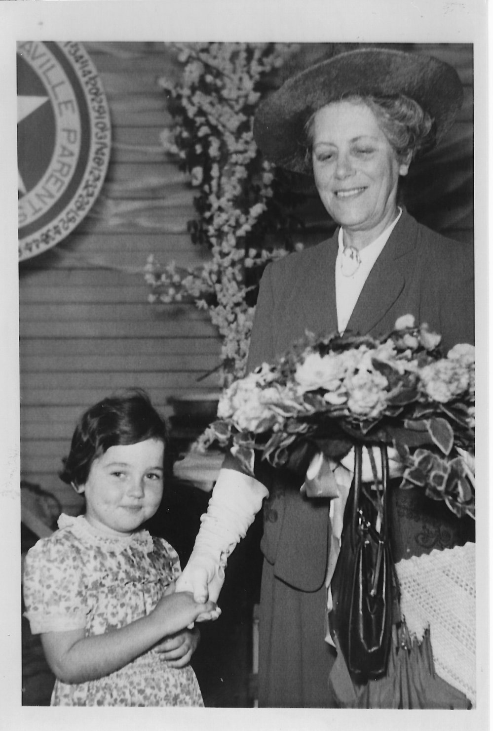 Frances Knowles with Mrs. Gladys Storey