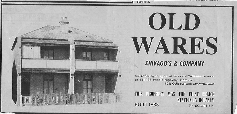 Zhivago's &amp; Company advertisement