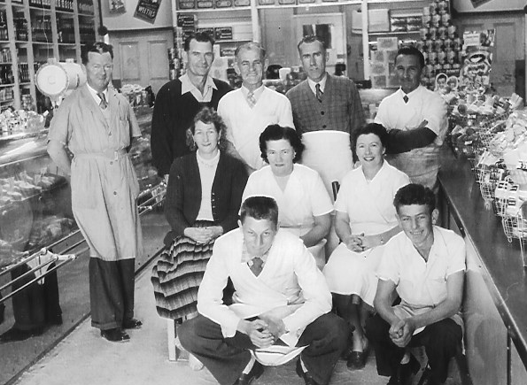Staff of McIlraths Grocery Store, Hornsby