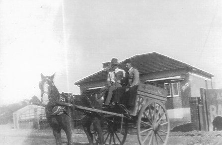 Hall's Bakery Delivery Cart