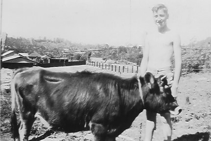 Ted Lockwood with "Buttercup"