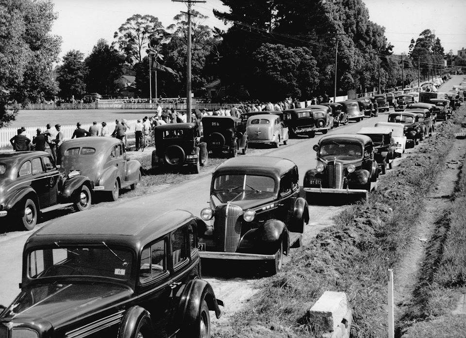 Cricket match Waitara Oval