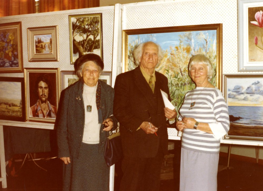 Dorothea Mitchell with Lloyd and Marjory Rees