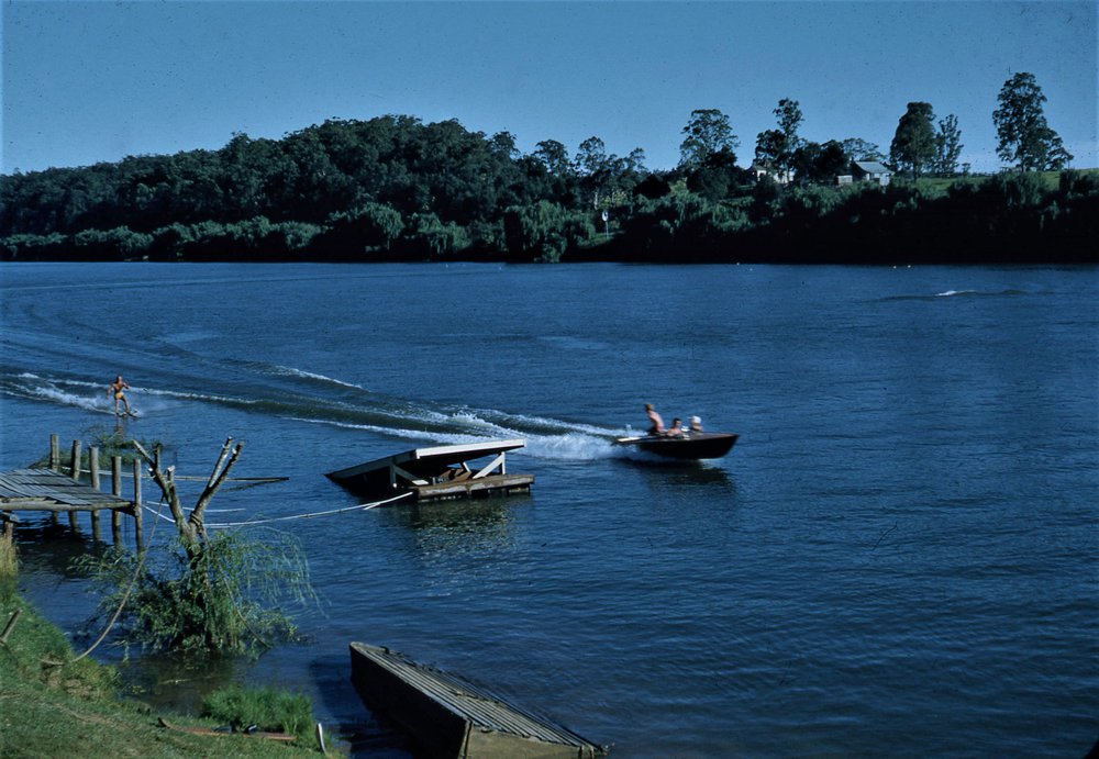 Water skiing at Sackville Reach