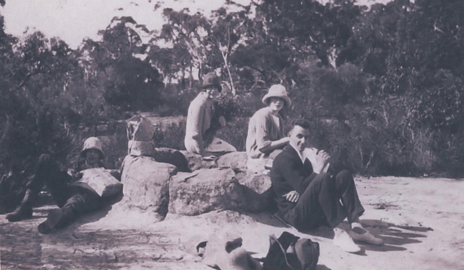 Picnic at the natural rock basin, Cowan