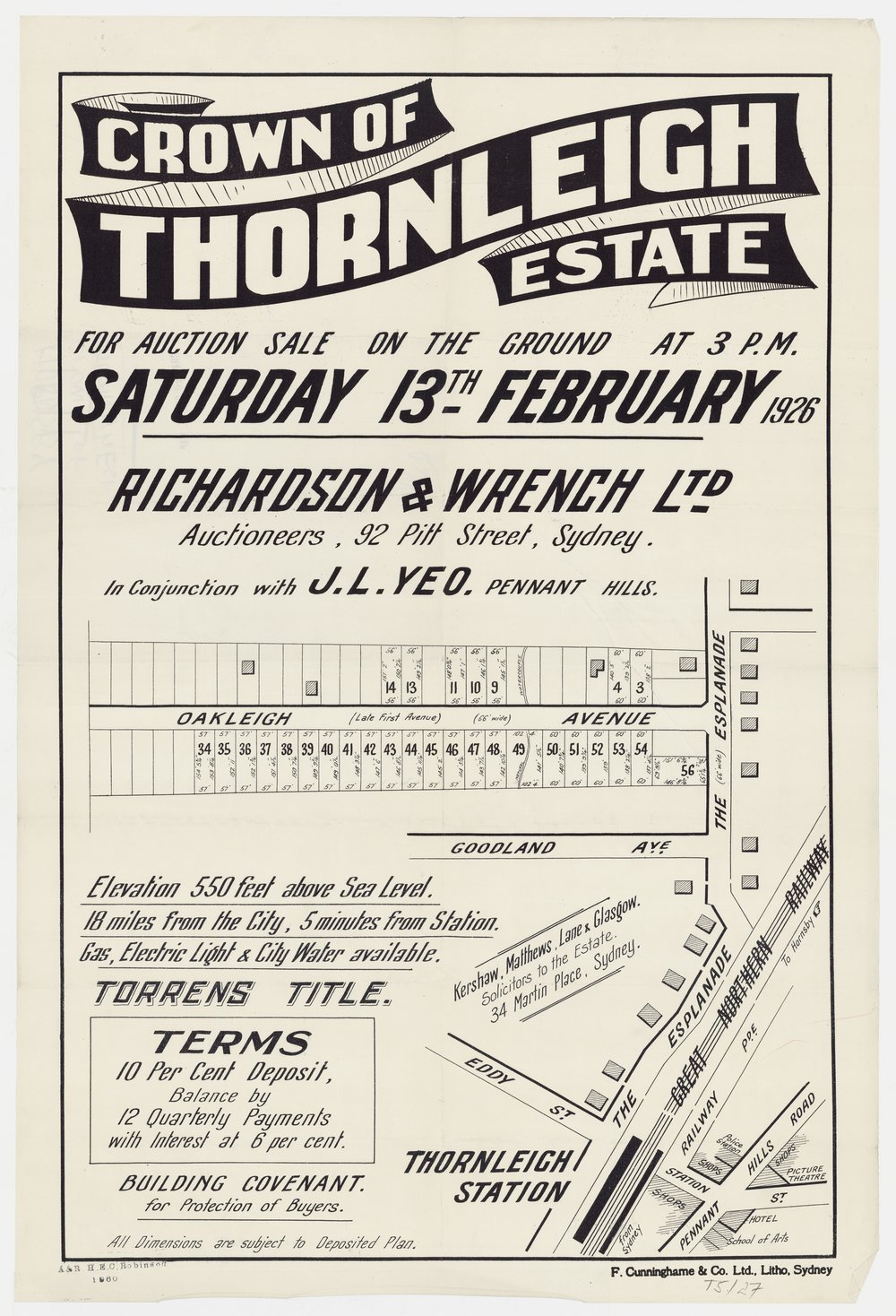 Crown of Thornleigh Estate 