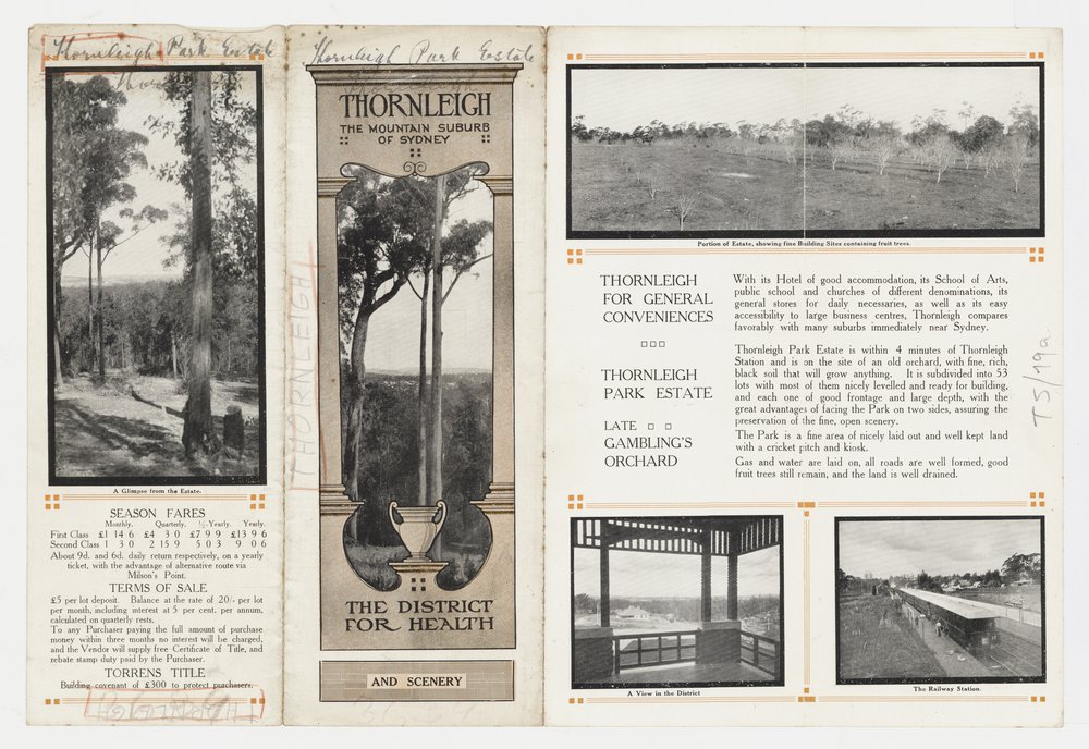 Thornleigh the mountain suburb of Sydney