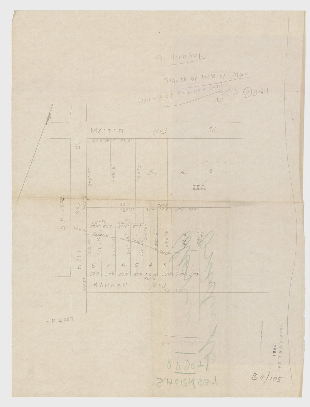 Beecroft sketch plan