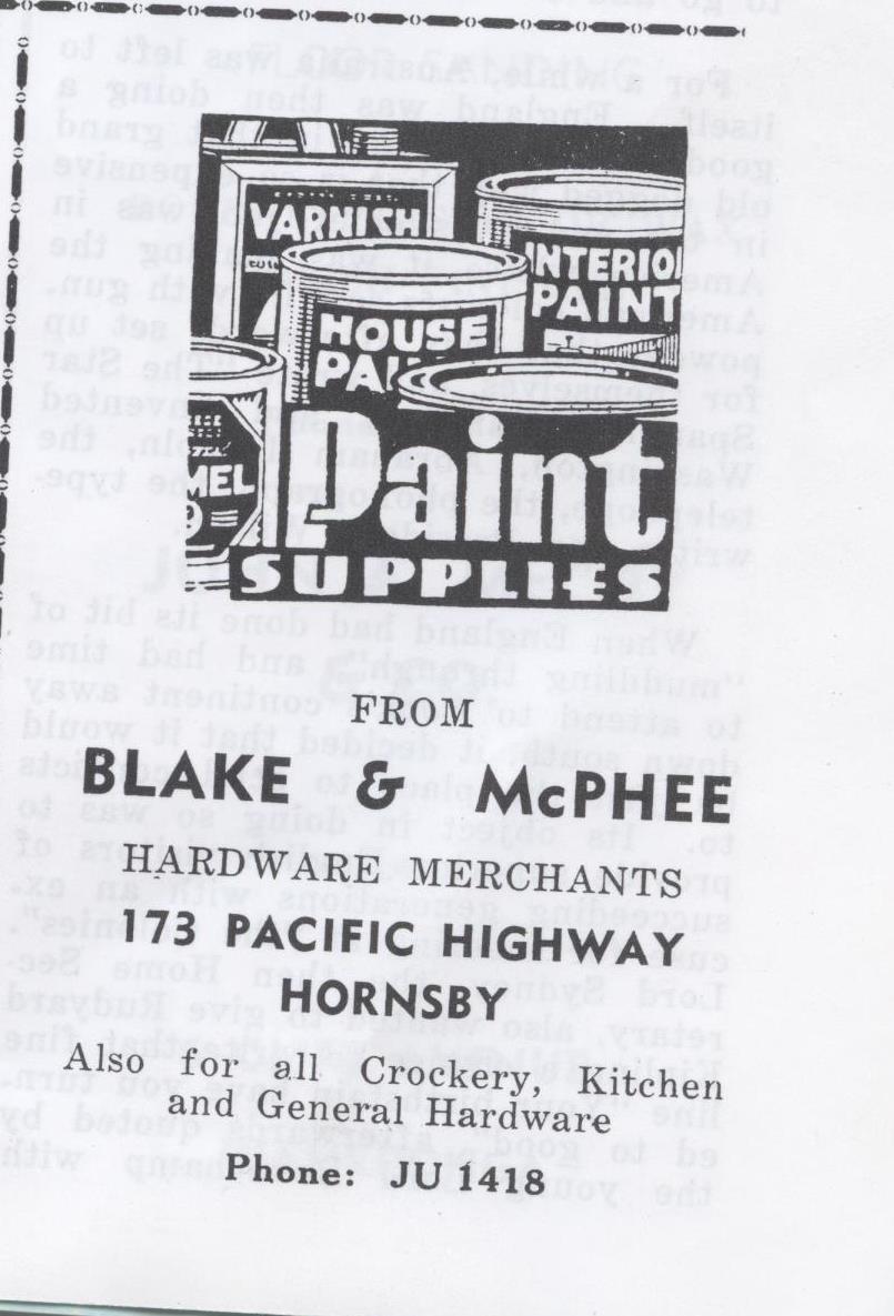 Blake &amp; McPhee Hardware