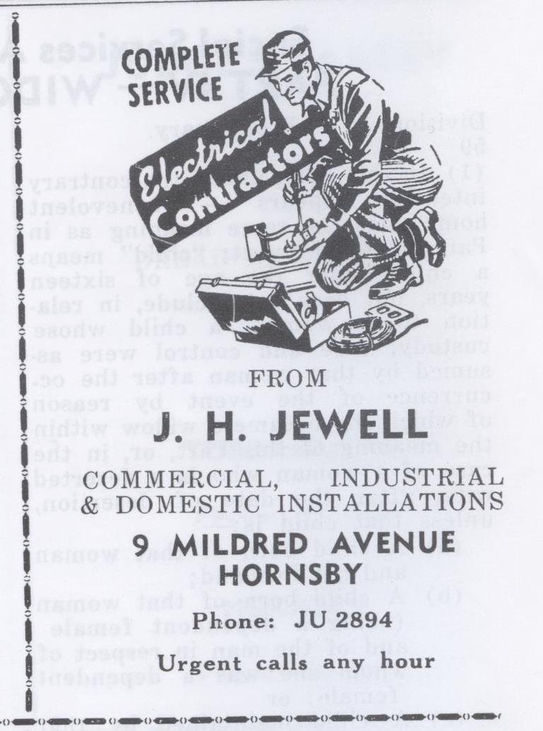 J. H. Jewell - Electrical contractors