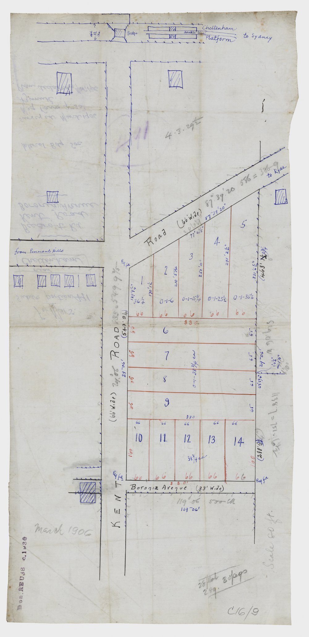 Sketch plan - Cheltenham