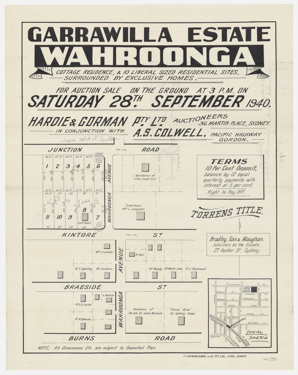 Garrawilla Estate - Wahroonga