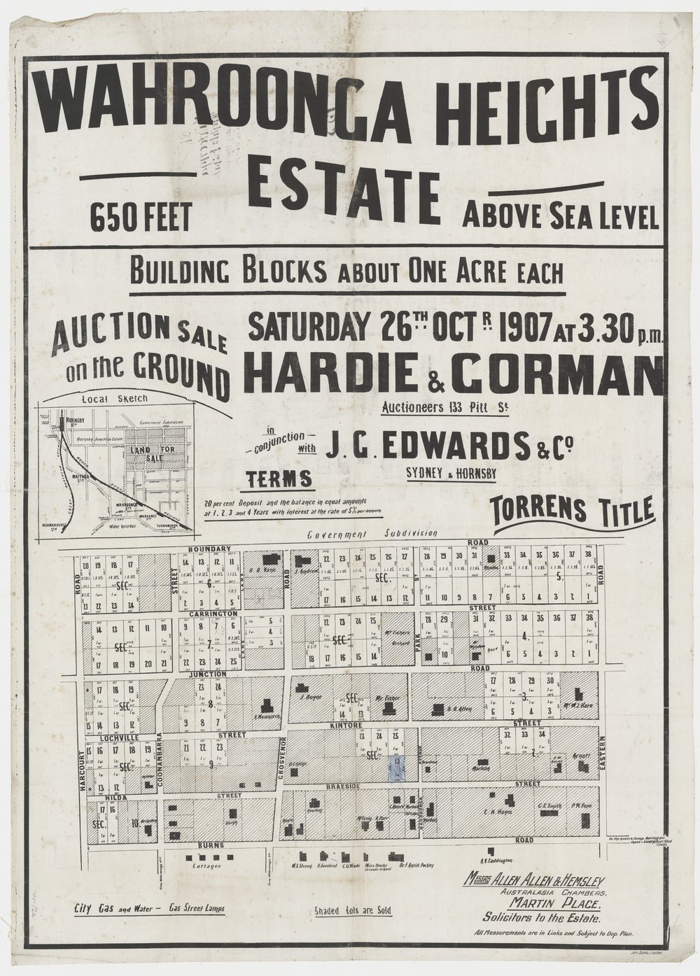 Wahroonga Heights Estate - Wahroonga 