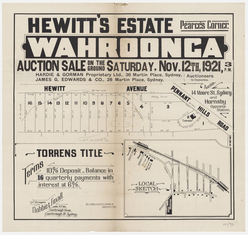 Hewitt's Estate - Wahroonga