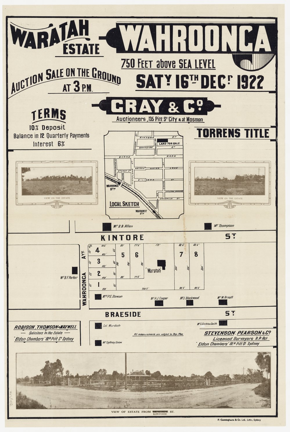 Waratah Estate - Wahroonga