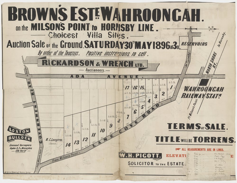 Brown's Estate - Wahroonga