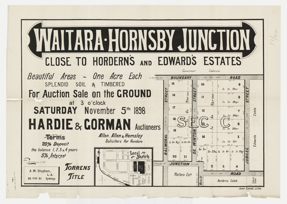 Waitara Hornsby Junction