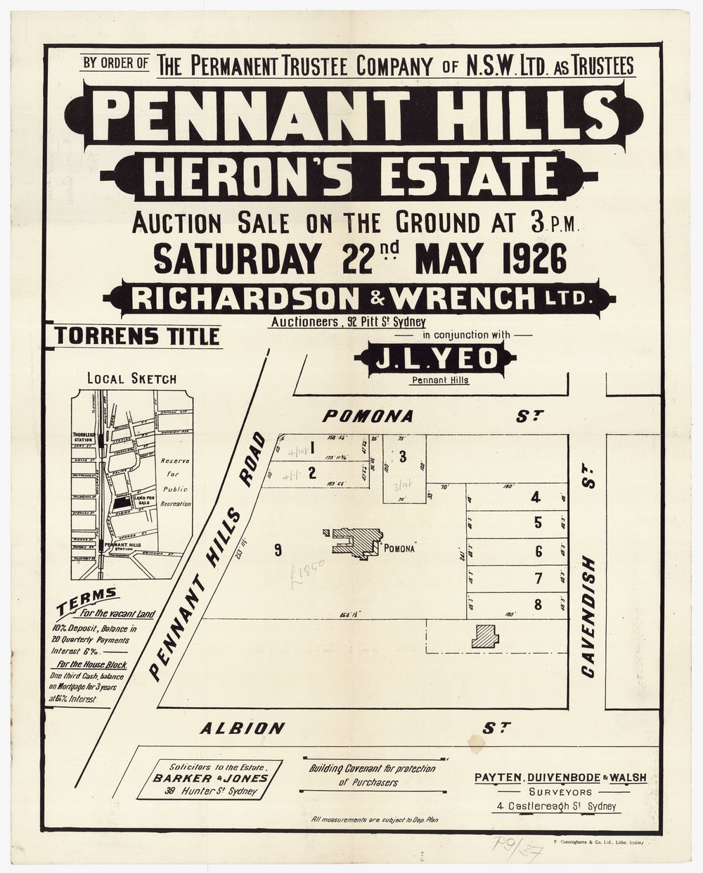 Heron's Estate - Pennant Hills