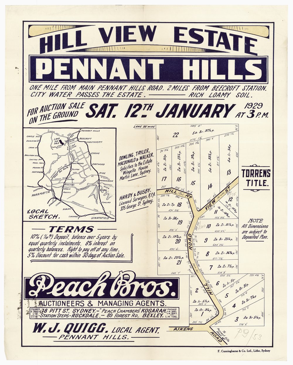 Hill View Estate - Pennant Hills