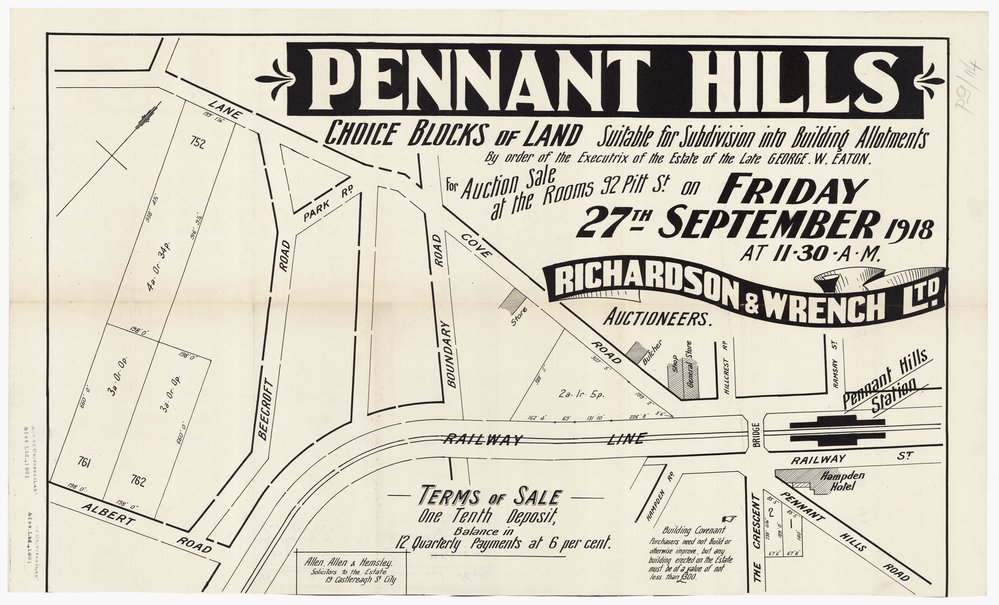 George W Eaton Estate - Pennant Hills