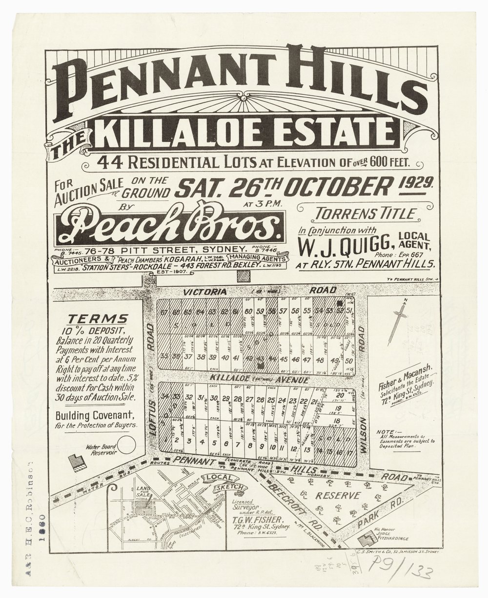 Killaloe Estate Pennant Hills