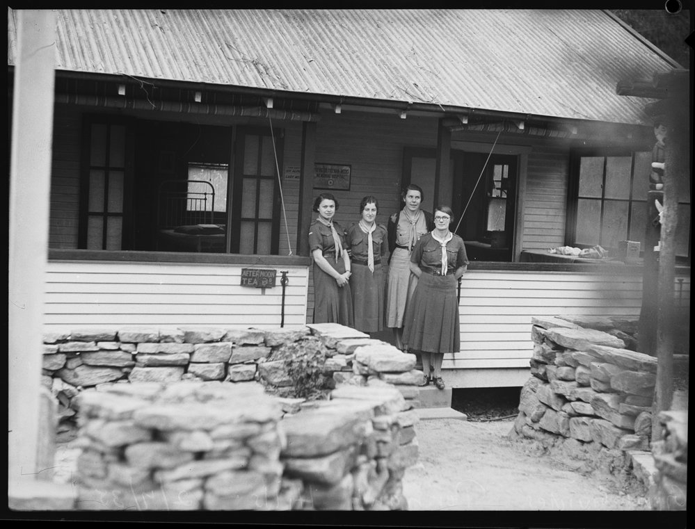 Girl Guides at Pennant Hills in 1935