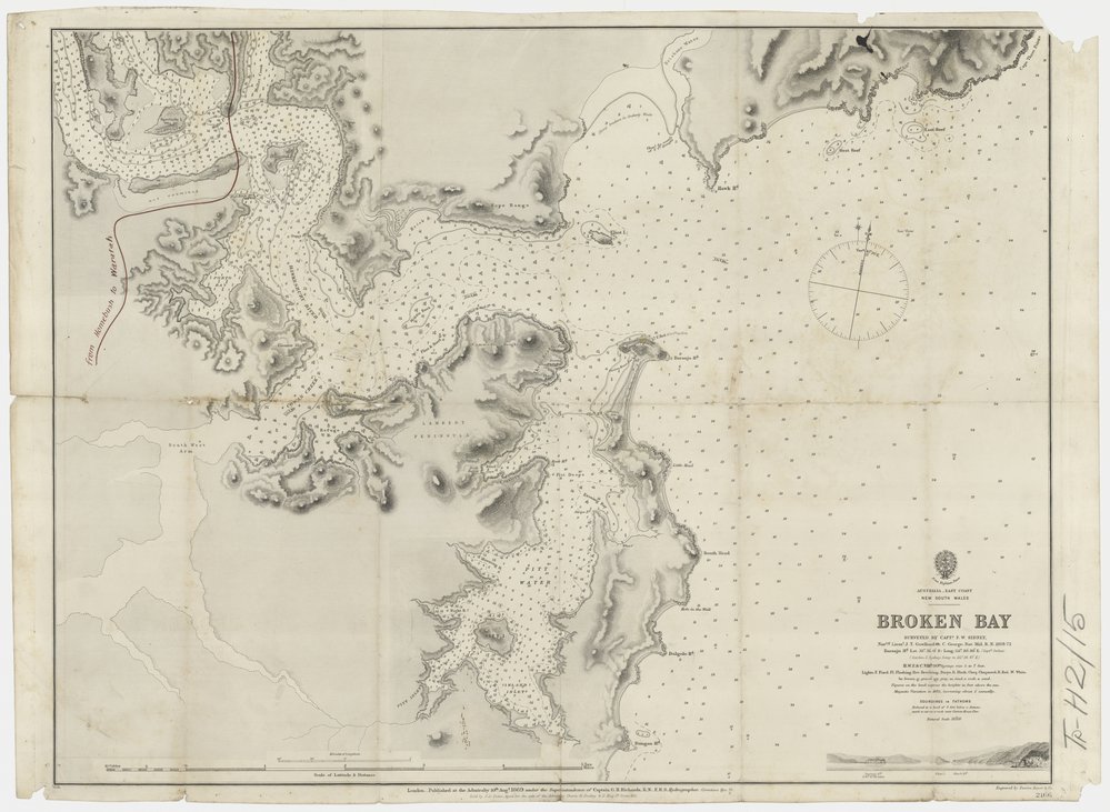 Map of Broken Bay 