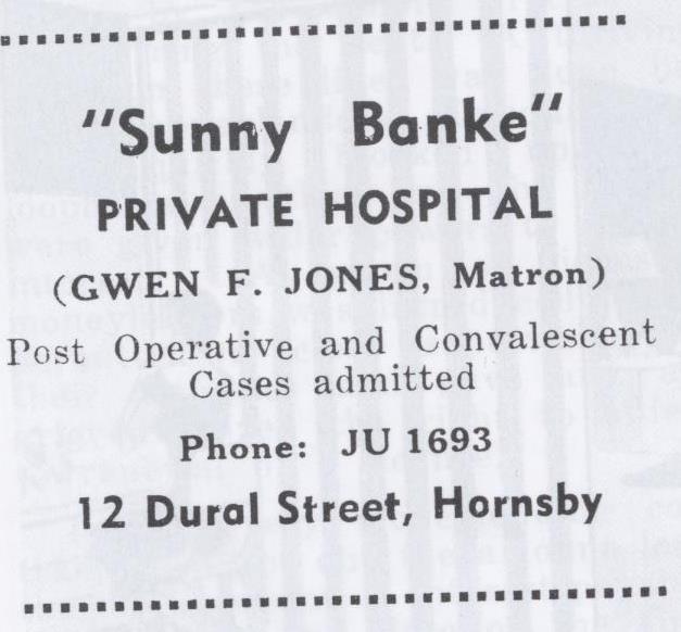 'Sunny Banke' Private Hospital - Hornsby