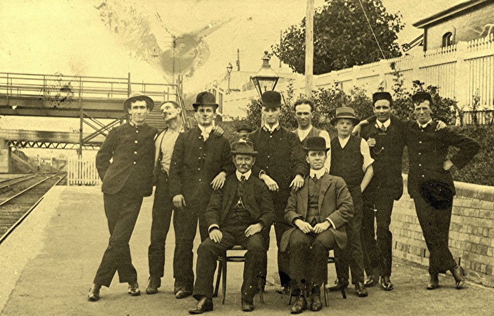 Hornsby Railway Station staff, c. 1925
