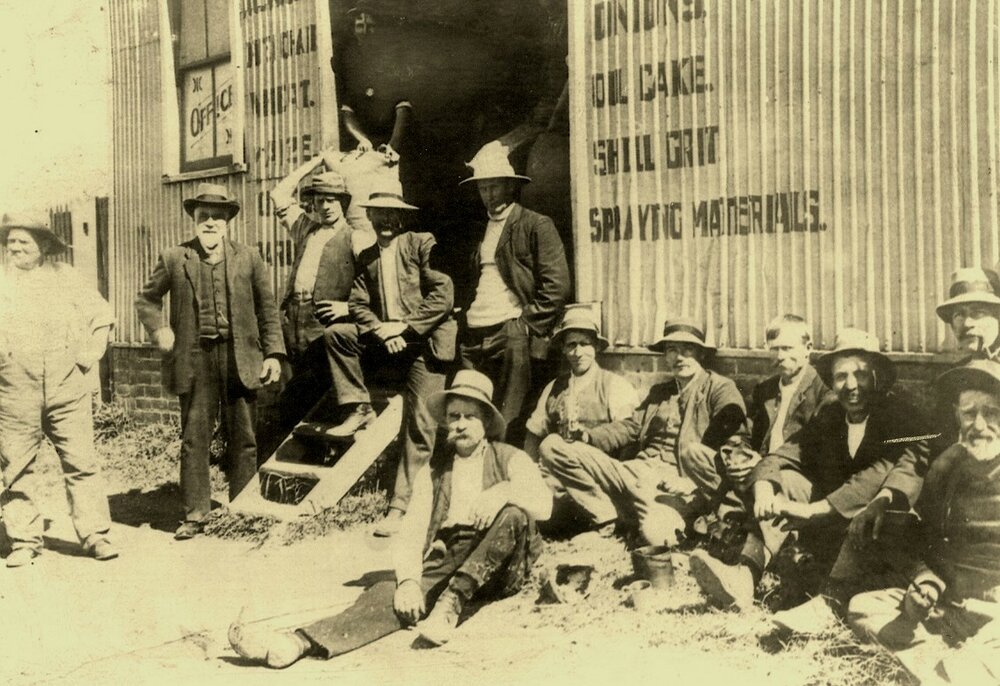 James Somerville and the staff of Somerville Produce Store