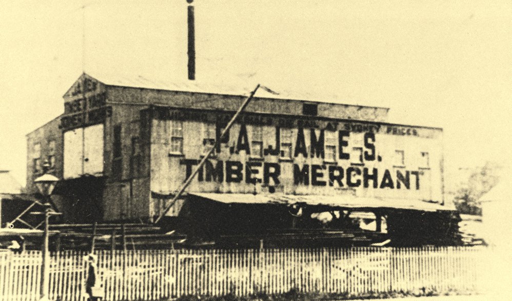P.A. James, Timber Merchant, Jersey Street 1906
